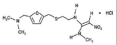 Ranitidine Structure Image (Ranitidine Tablets Structure)